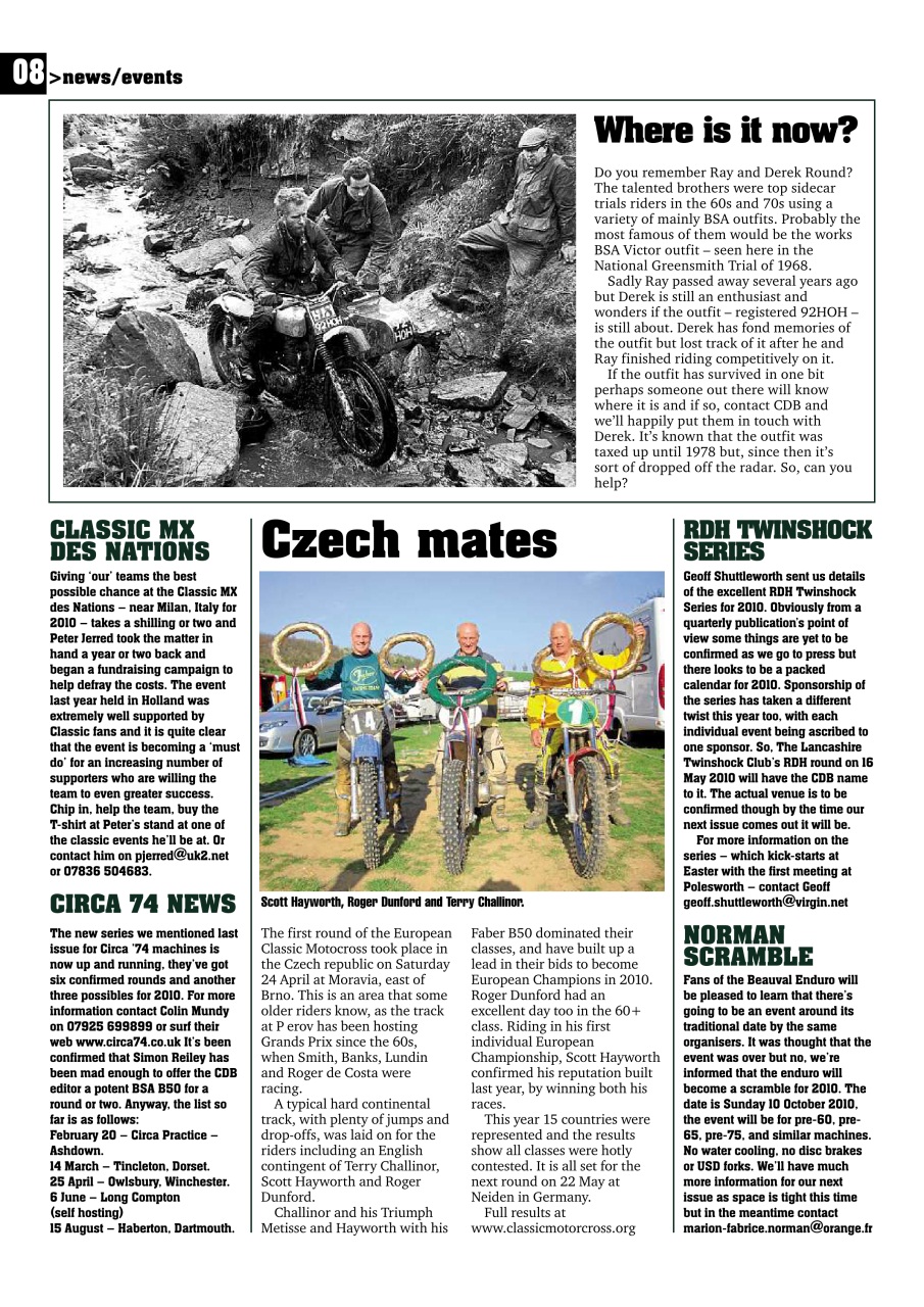 Classic Dirt Bike Preview Pages