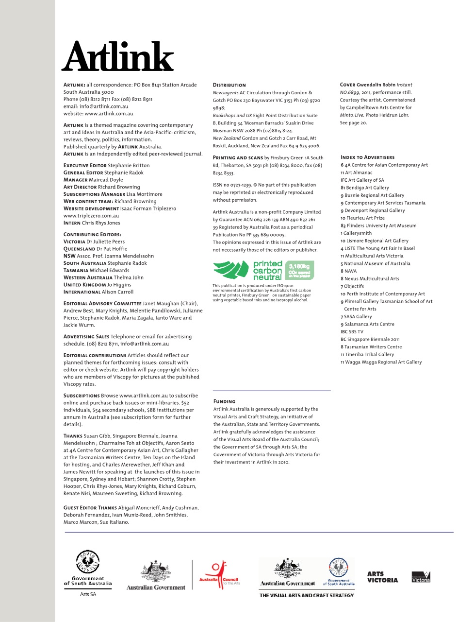 Artlink Magazine Preview Pages