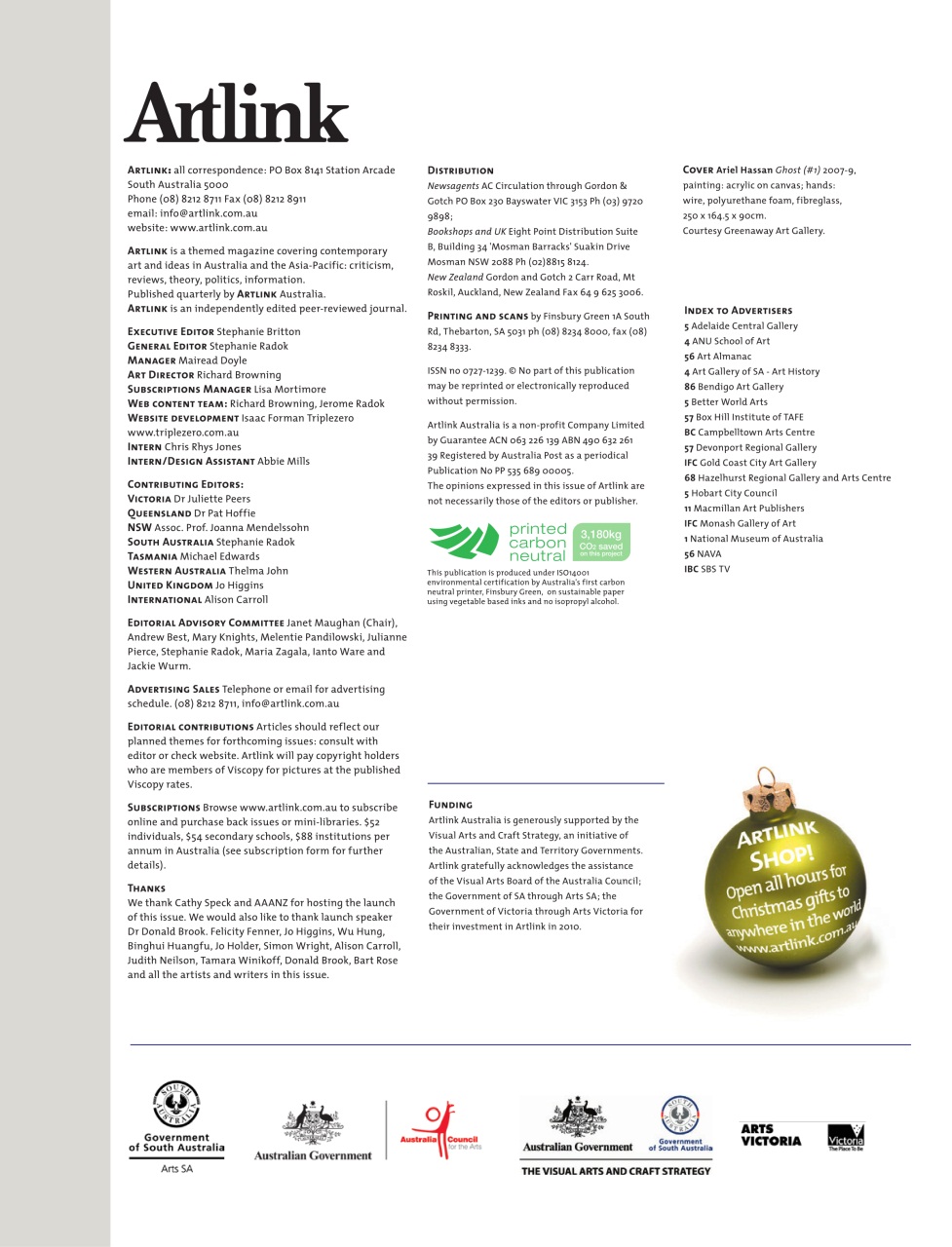 Artlink Magazine Preview Pages