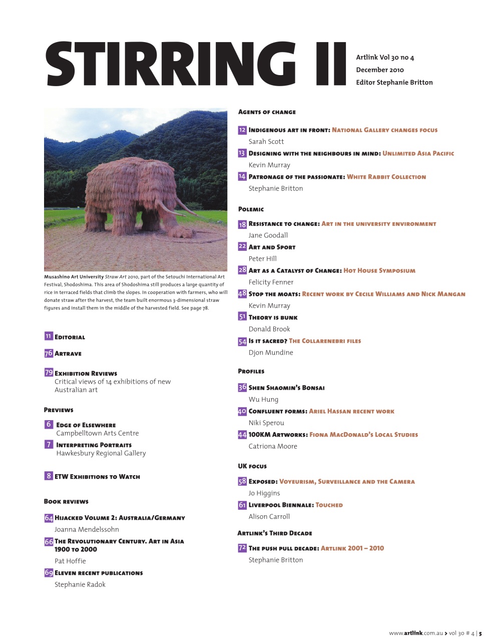 Artlink Magazine Preview Pages