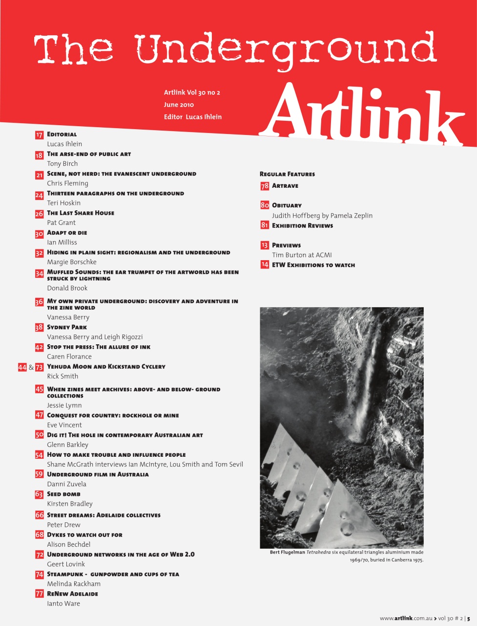 Artlink Magazine Preview Pages