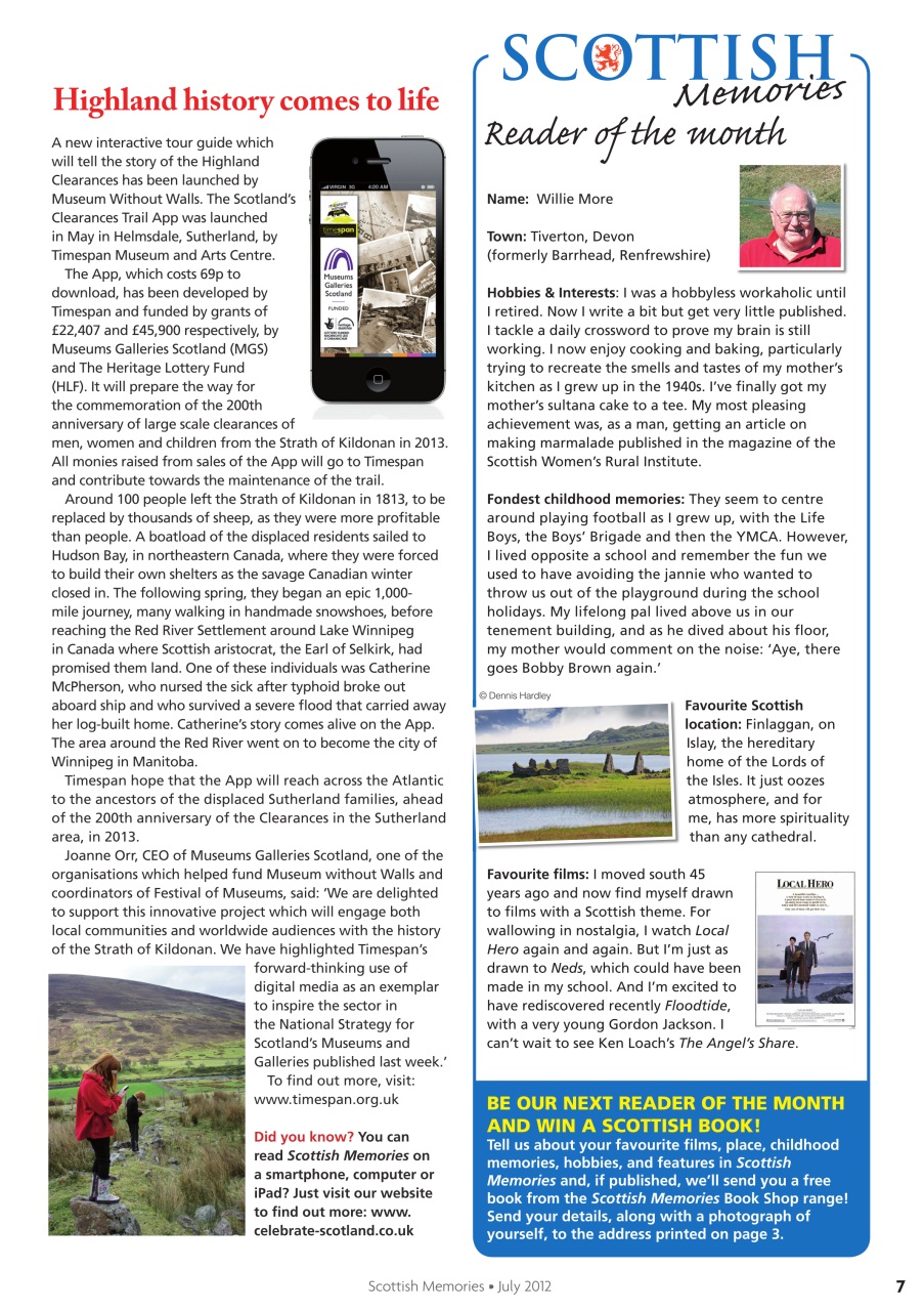 Scottish Memories Preview Pages