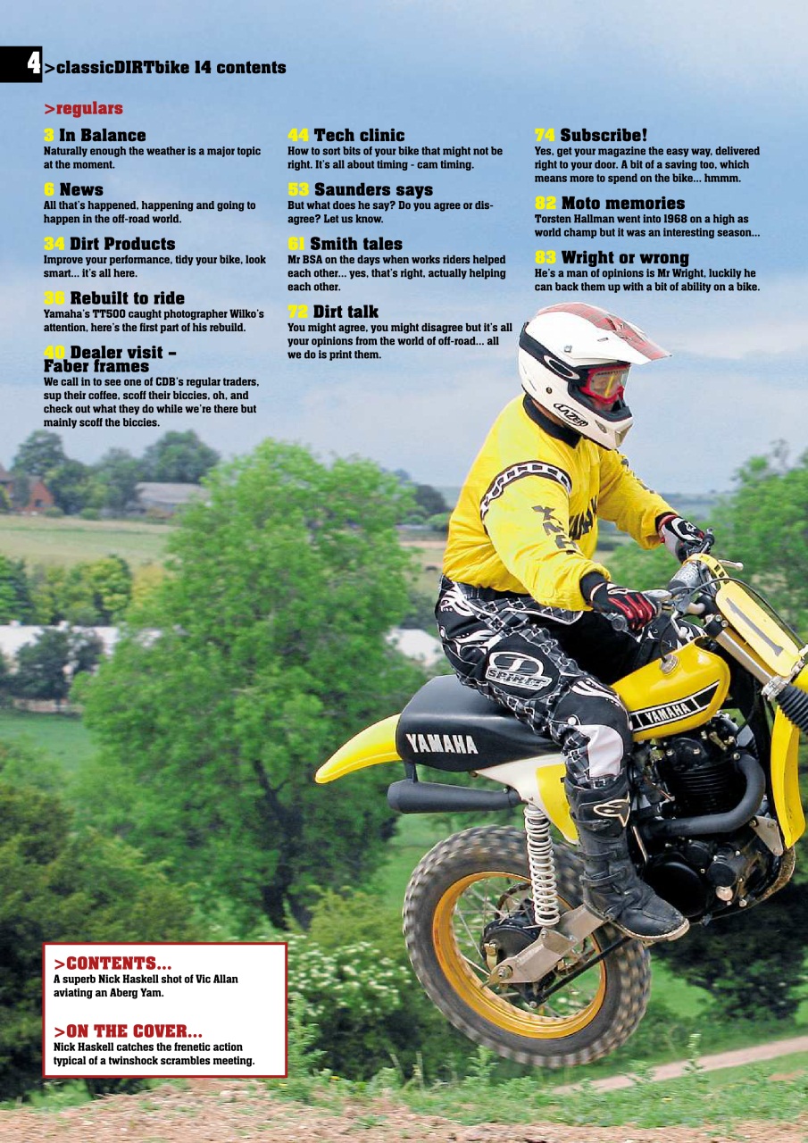 Classic Dirt Bike Preview Pages