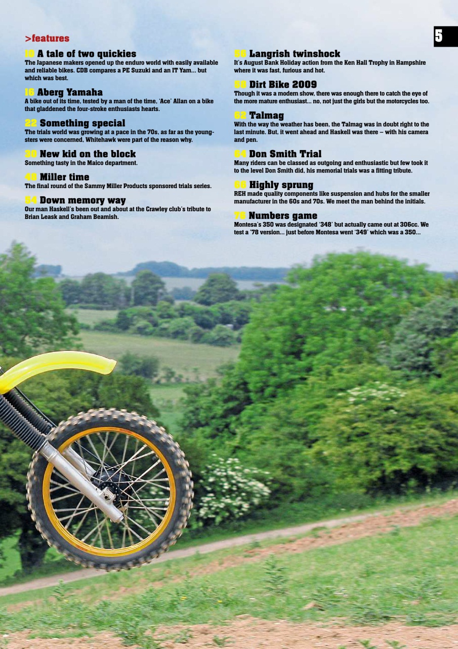 Classic Dirt Bike Preview Pages