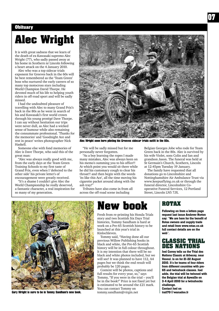 Classic Dirt Bike Preview Pages