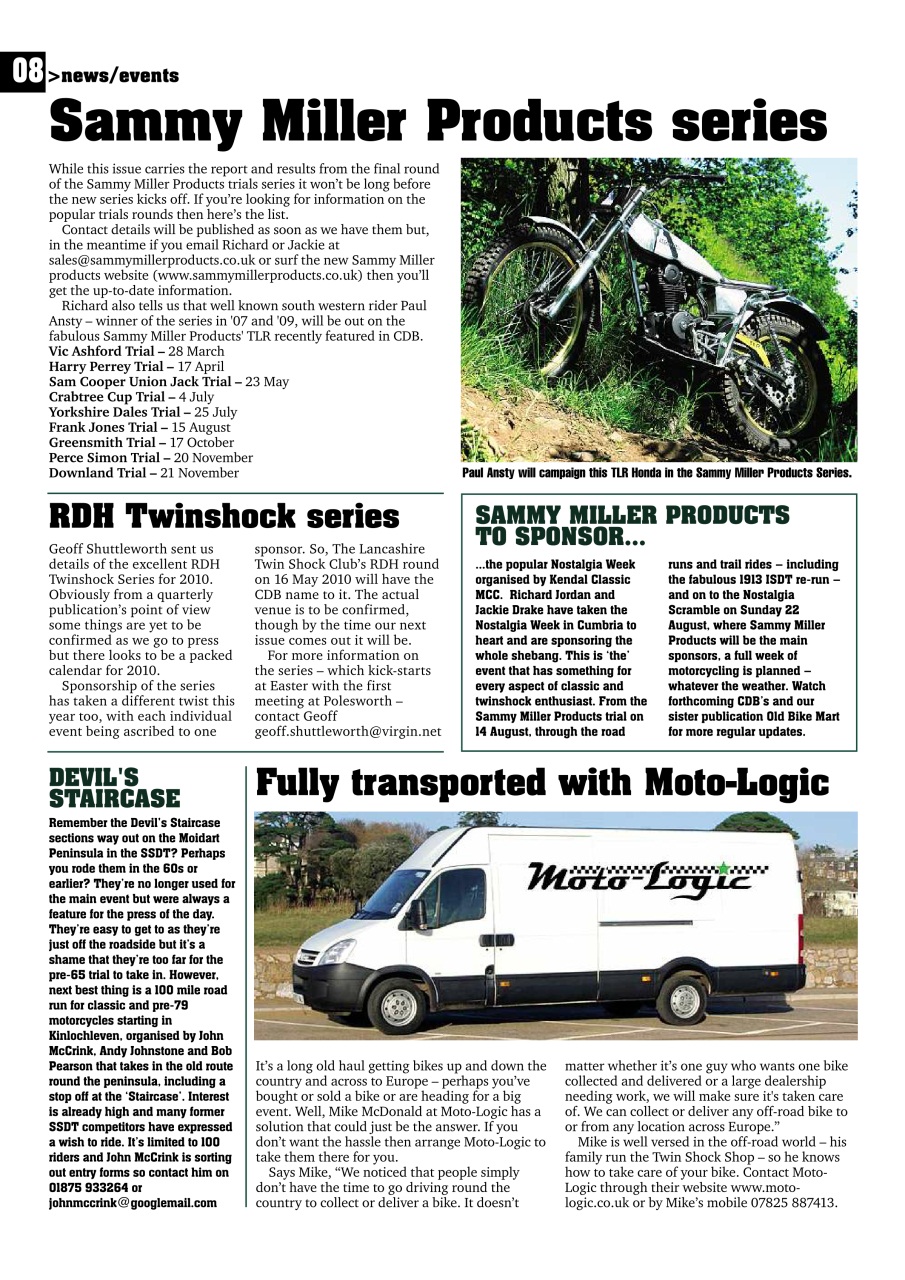 Classic Dirt Bike Preview Pages