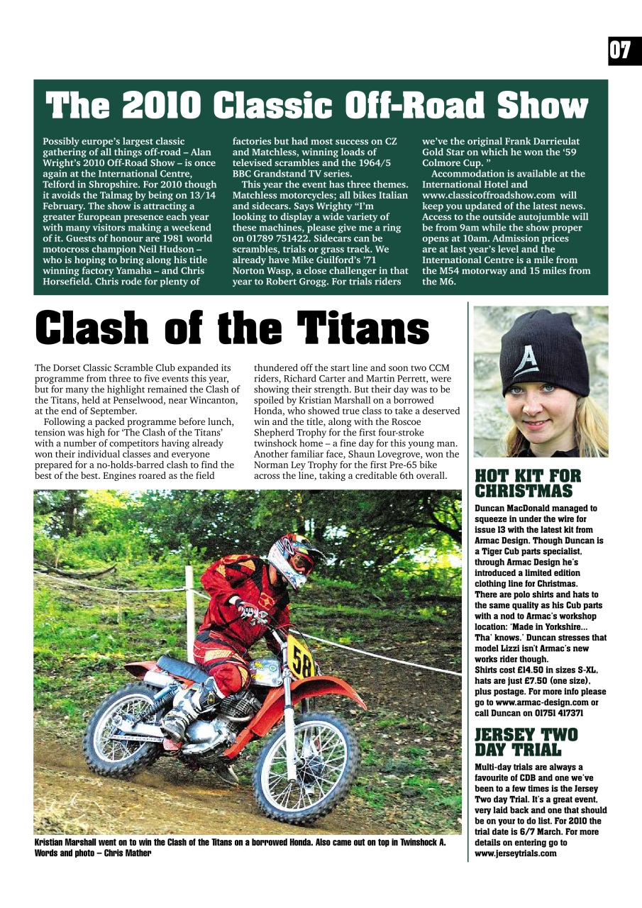 Classic Dirt Bike Preview Pages