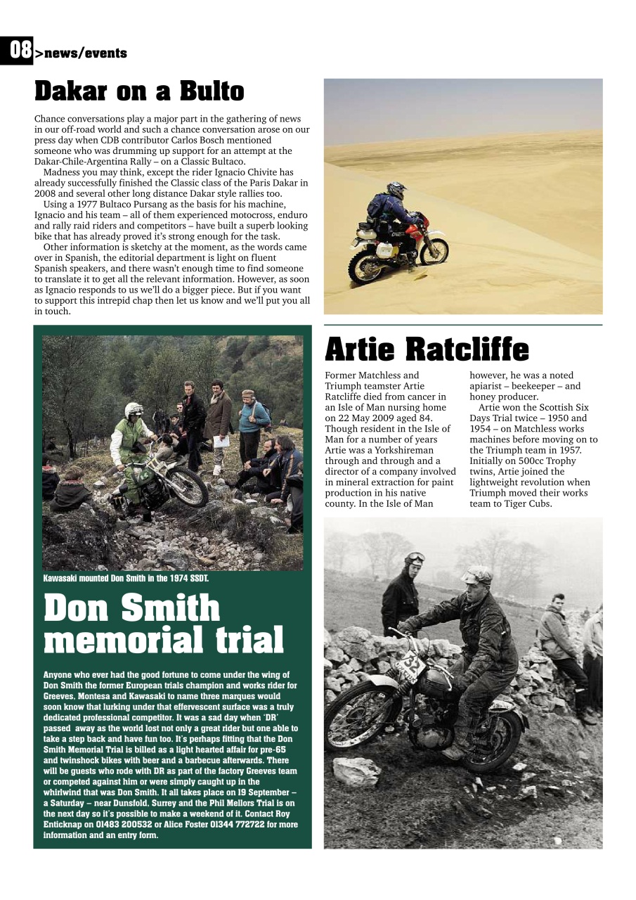 Classic Dirt Bike Preview Pages
