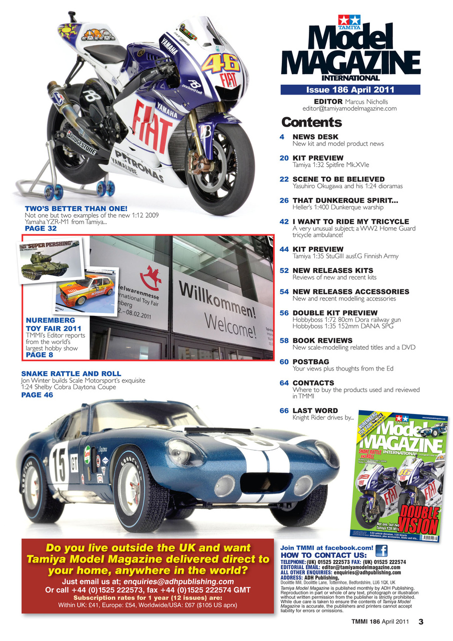 Tamiya Model Magazine Preview Pages