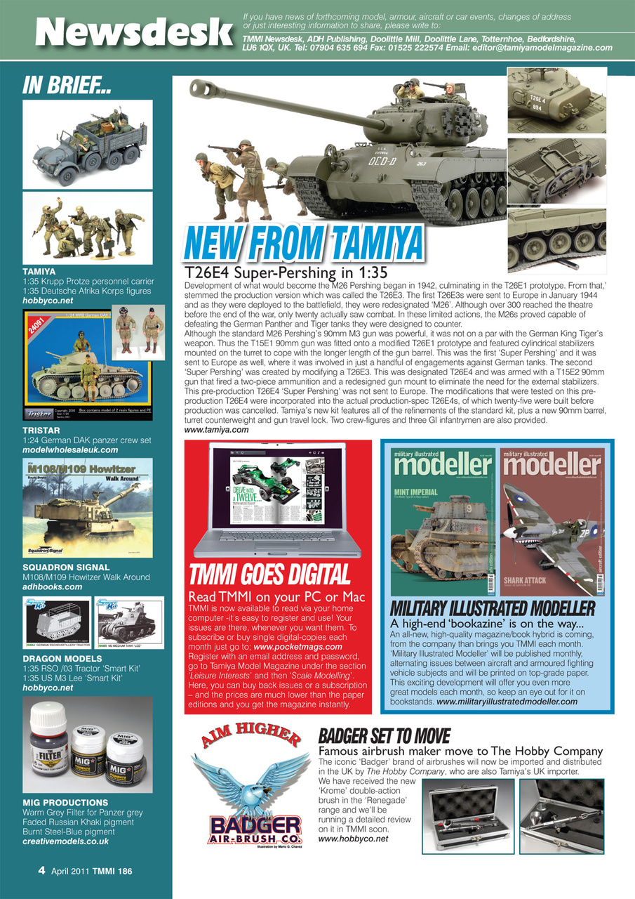 Tamiya Model Magazine Preview Pages