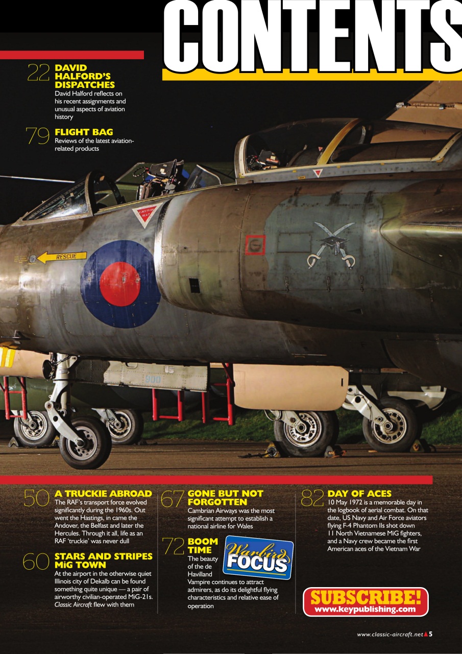 Classic Aircraft Preview Pages