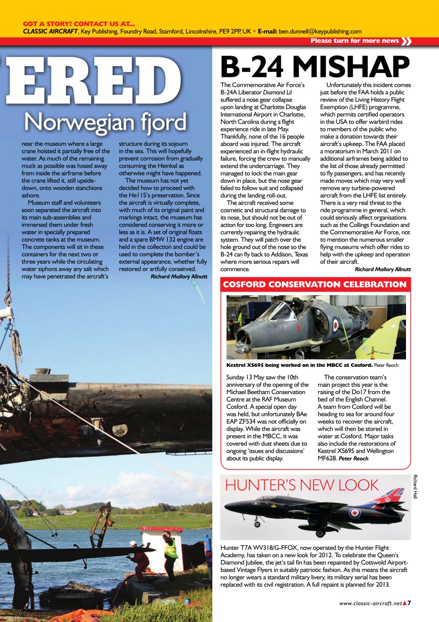 Classic Aircraft Preview Pages