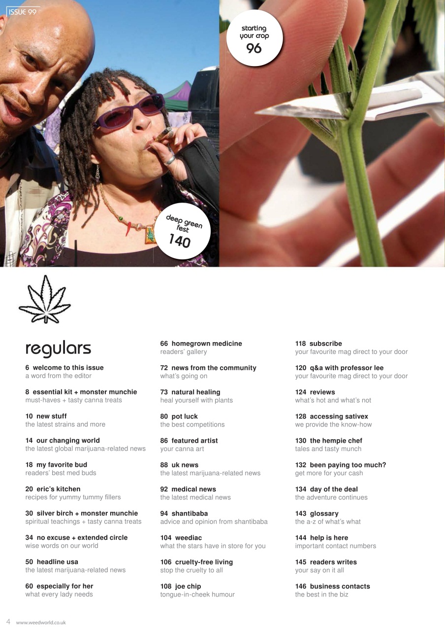 Weed World Preview Pages