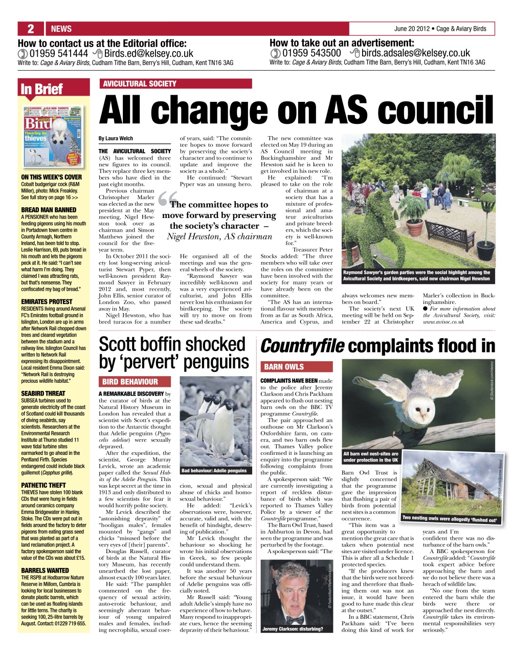 Cage & Aviary Birds Preview Pages