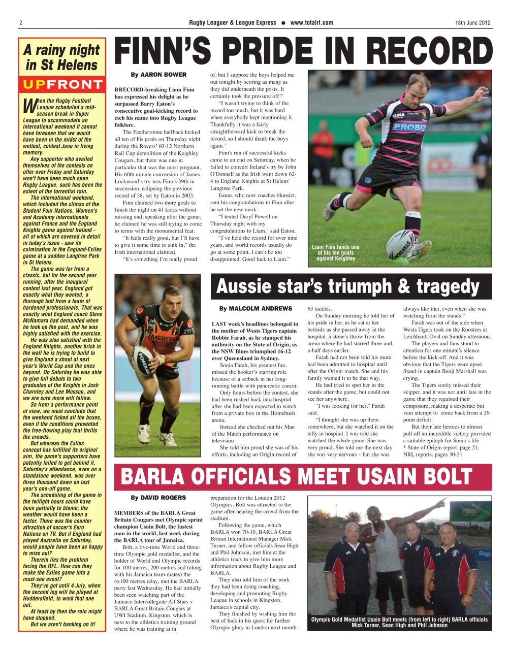 League Express Preview Pages