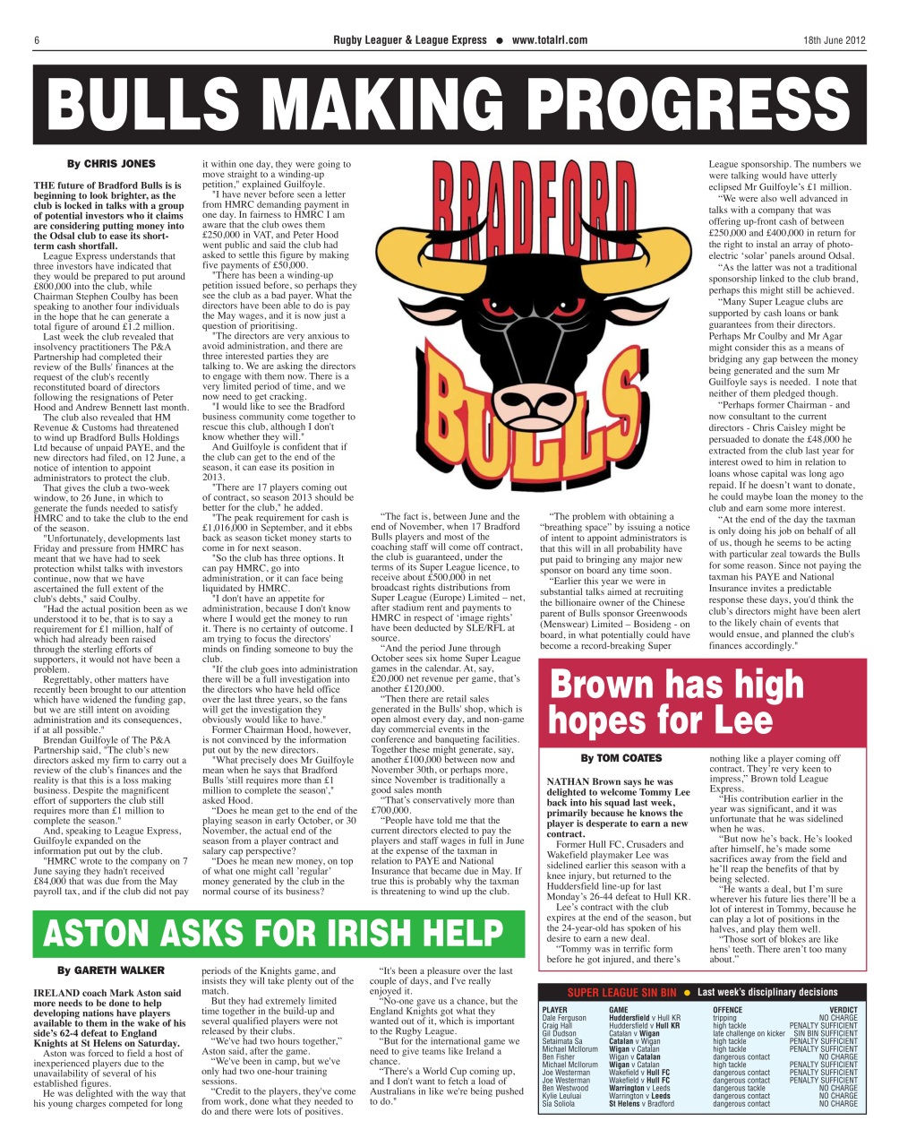 League Express Preview Pages