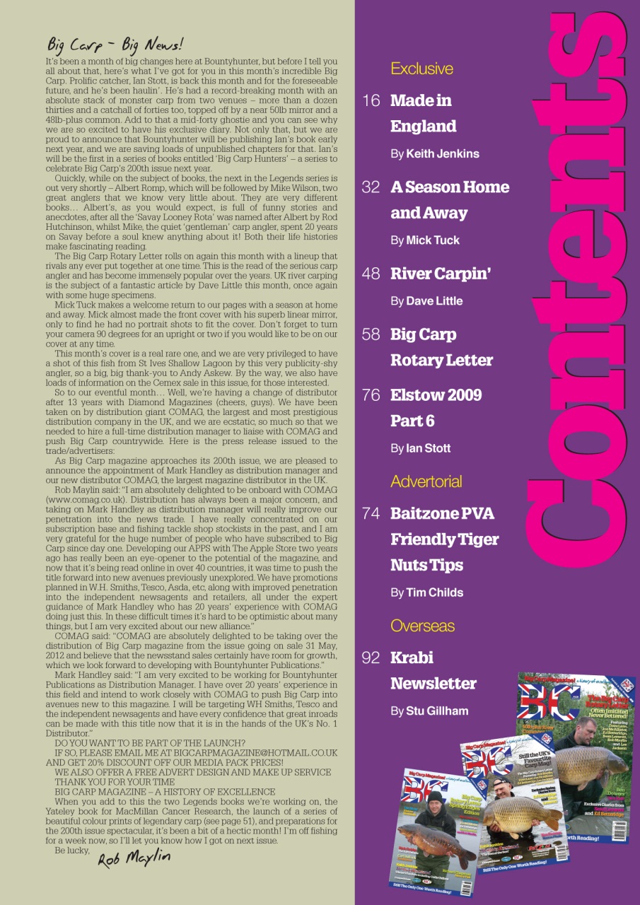 Big Carp Magazine Preview Pages