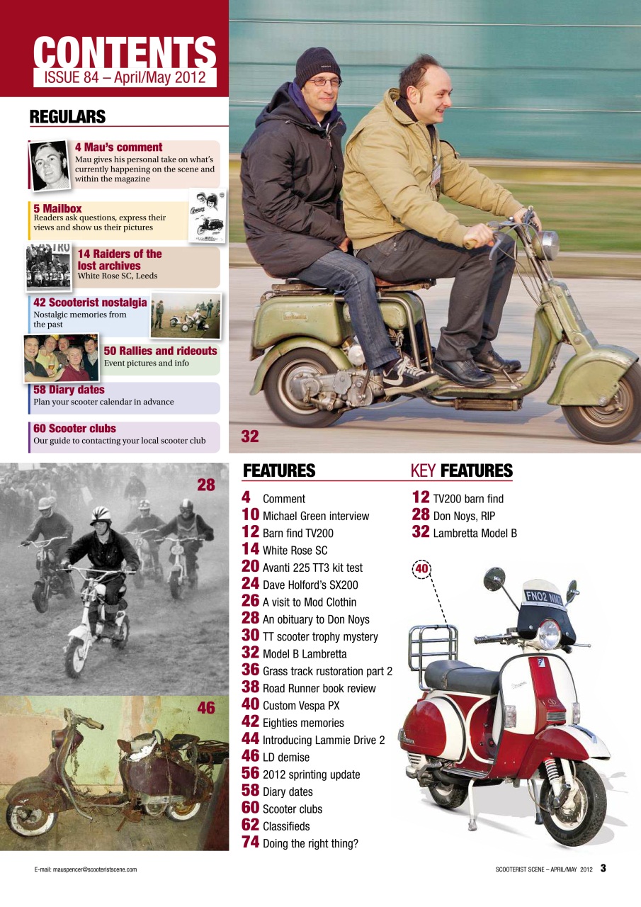 Classic Scooterist Preview Pages