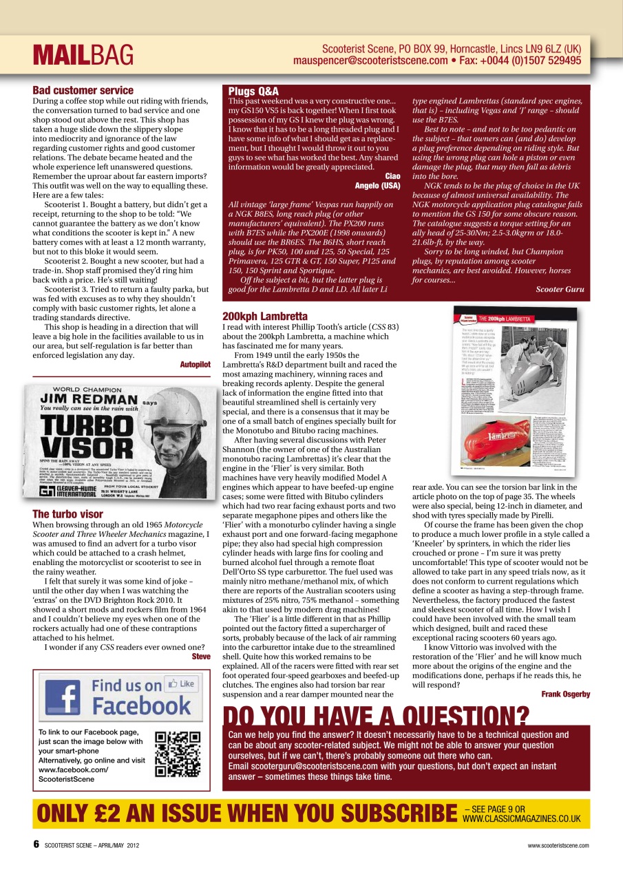 Classic Scooterist Preview Pages