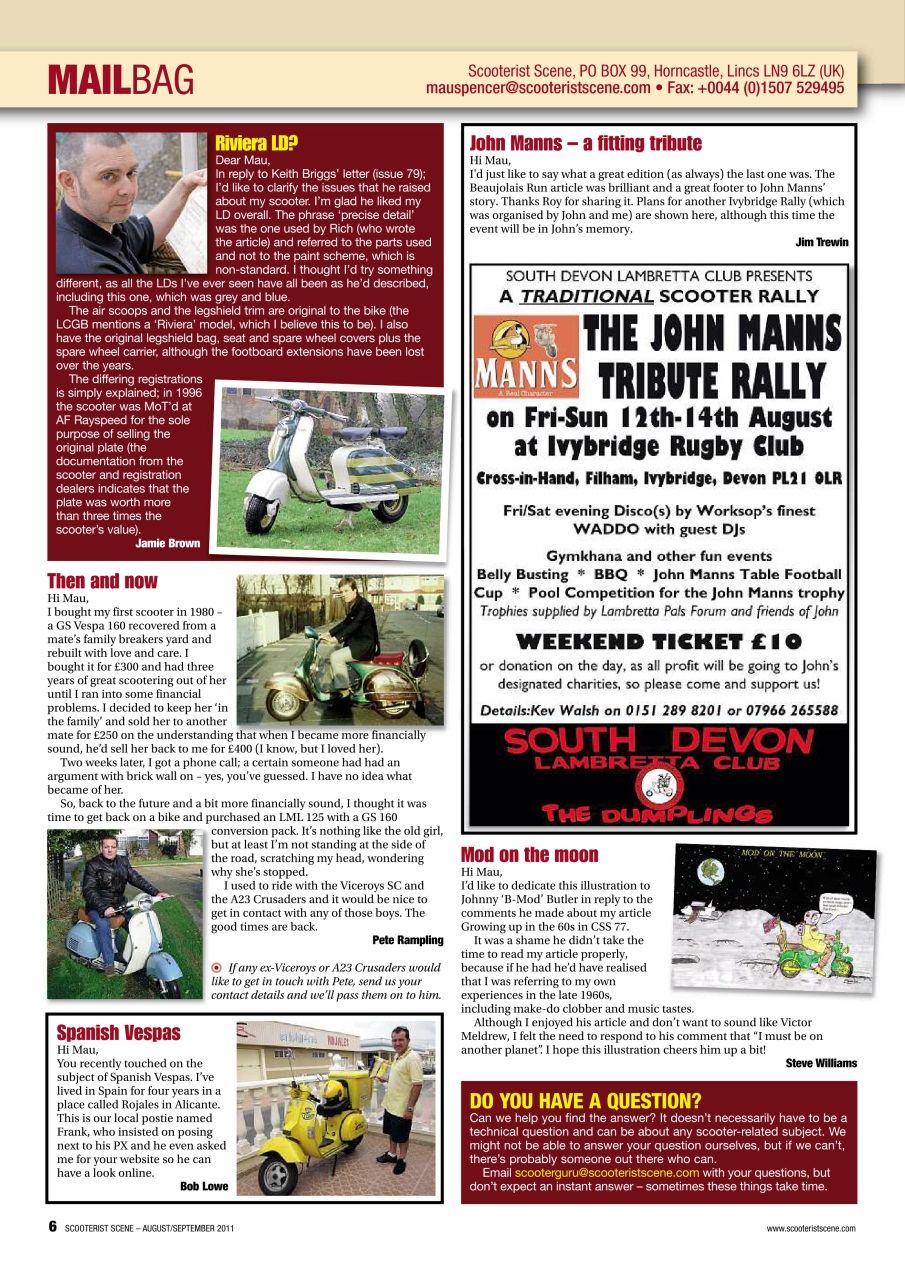 Classic Scooterist Preview Pages