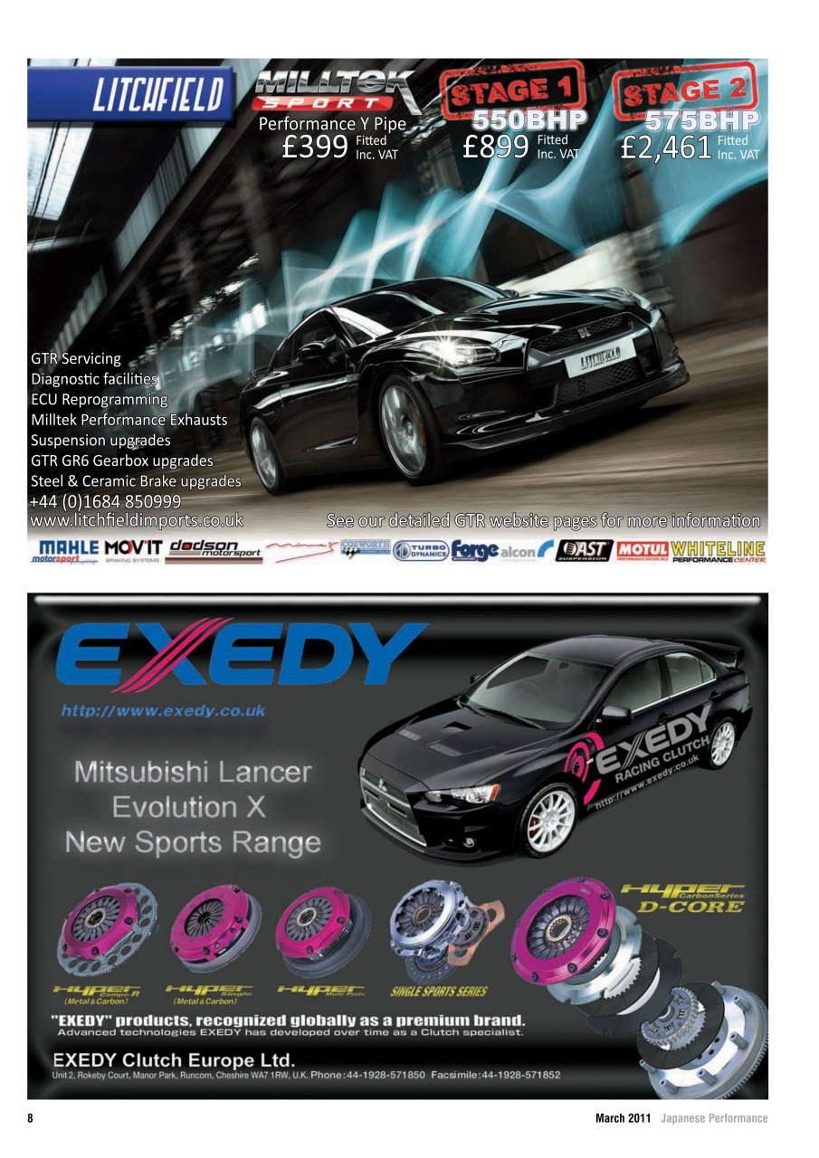 Japanese Performance Preview Pages