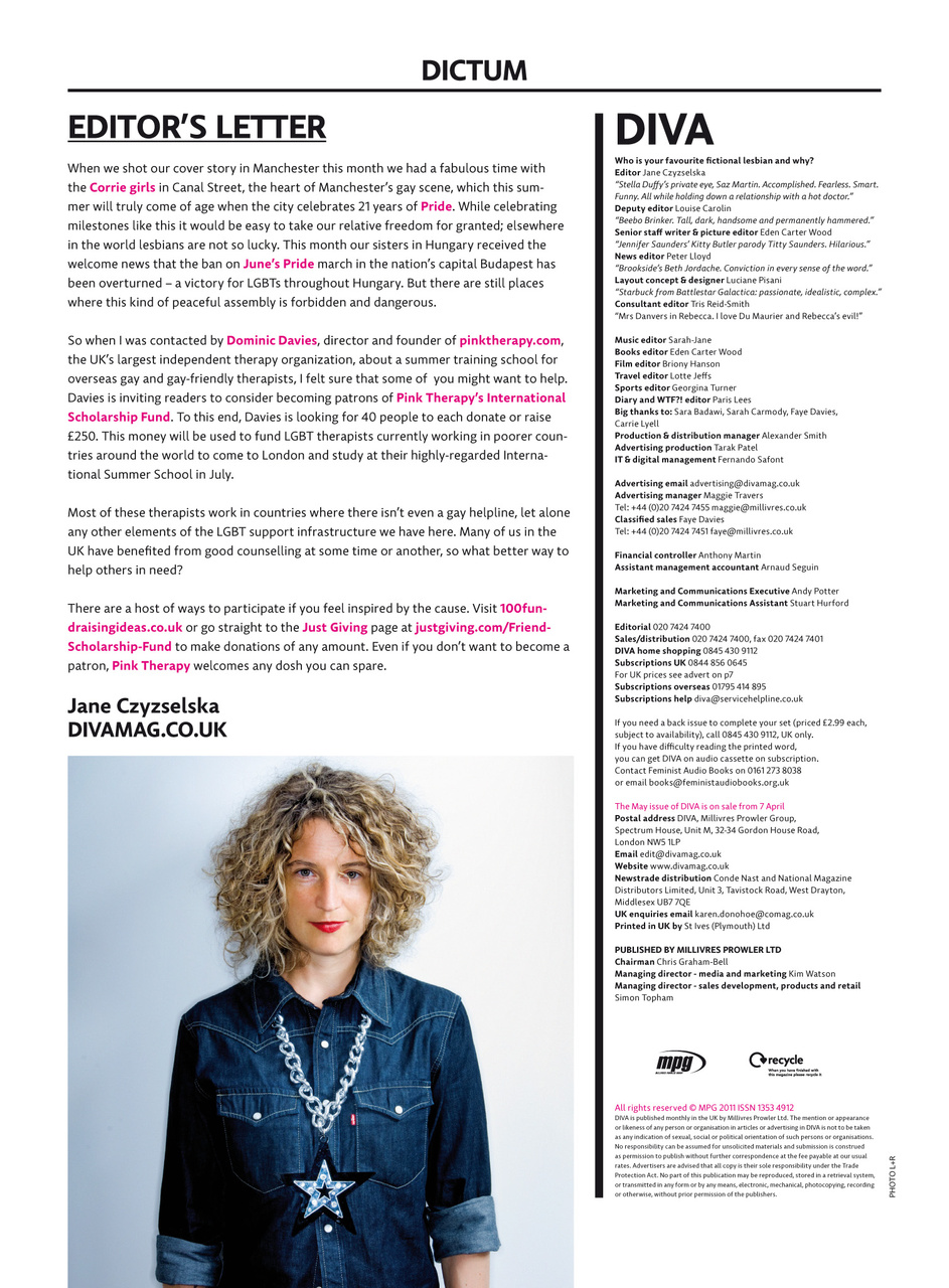 DIVA Magazine Preview Pages