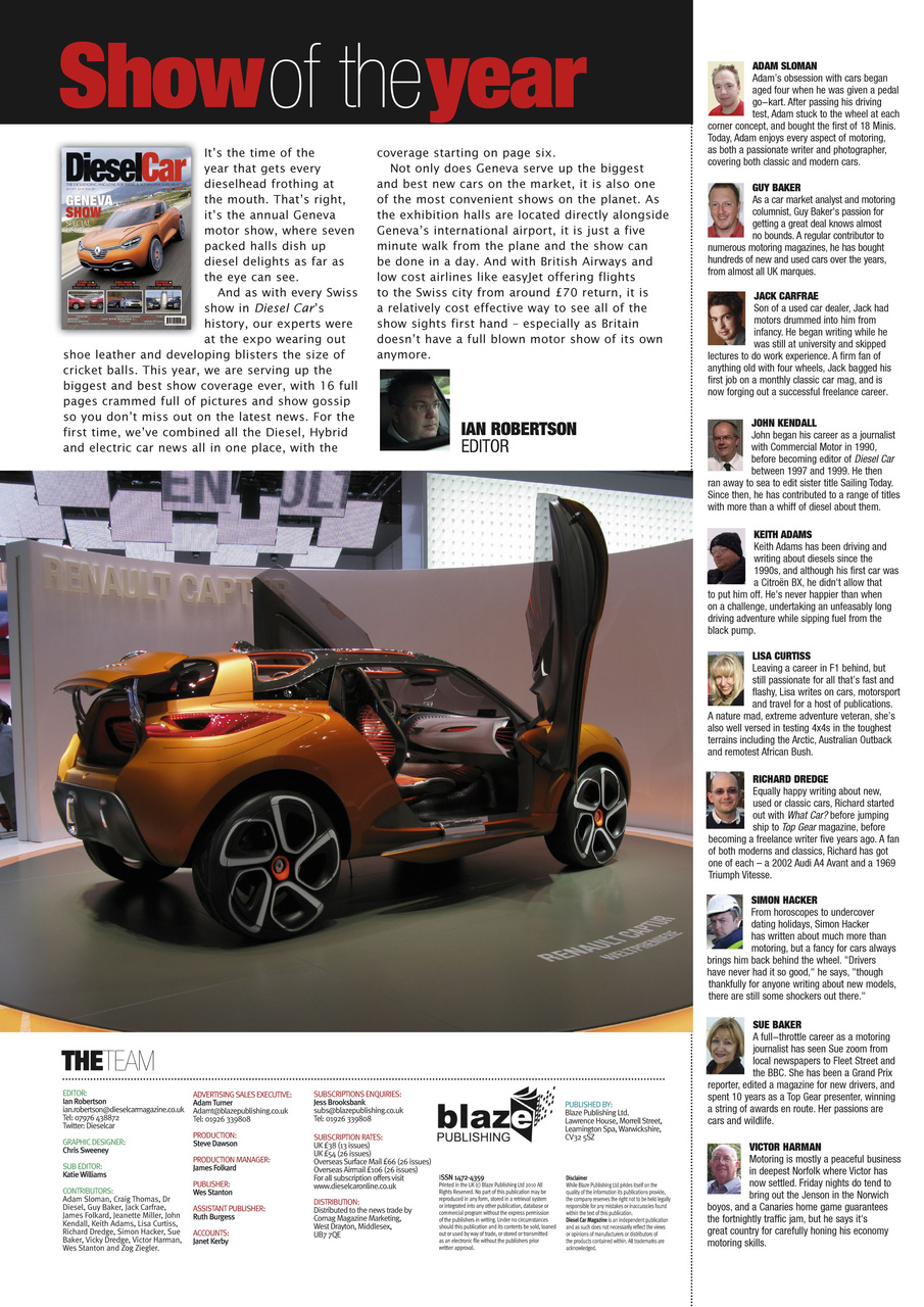 Diesel&EcoCar Magazine Preview Pages
