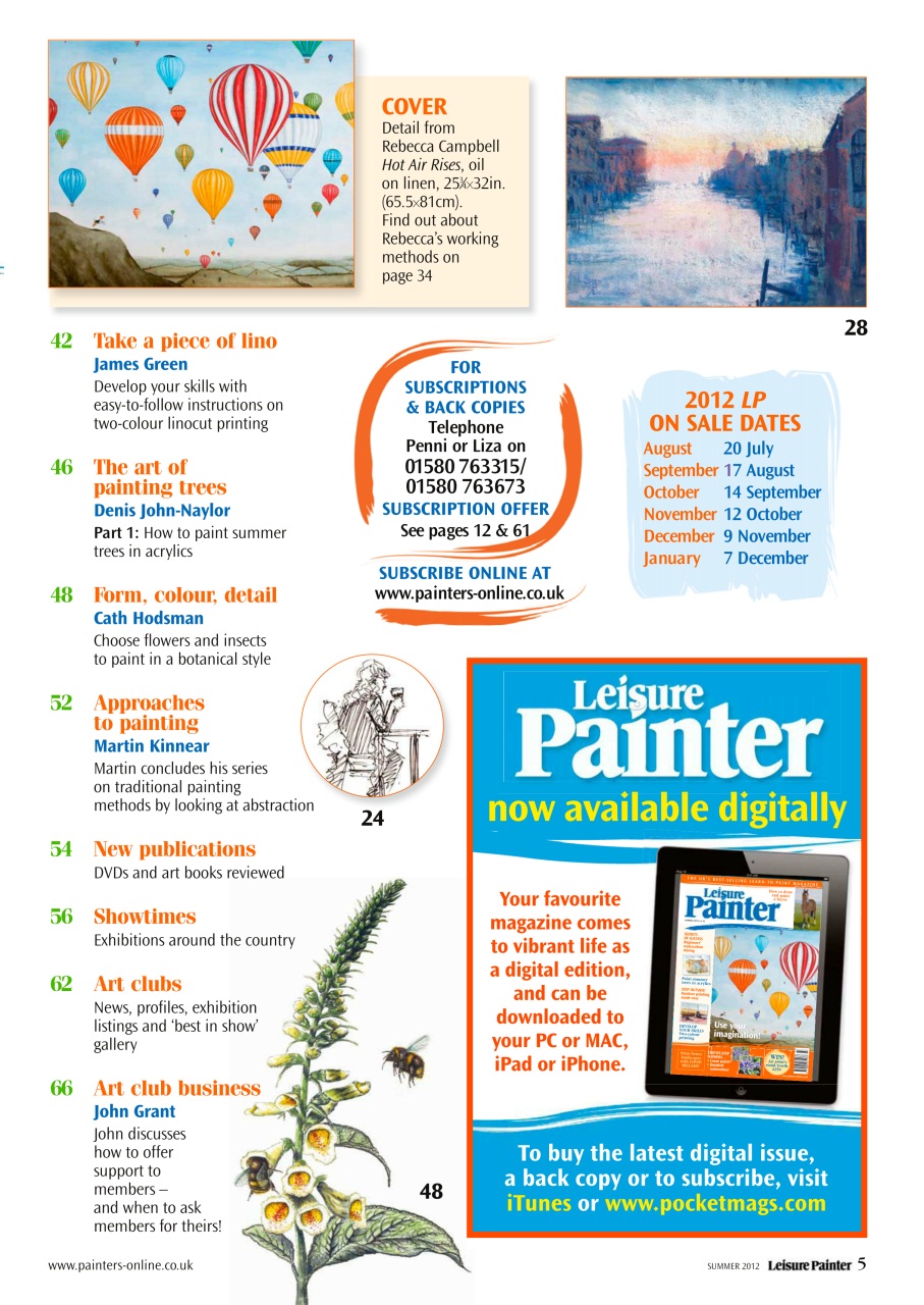 Leisure Painter & The Artist Preview Pages