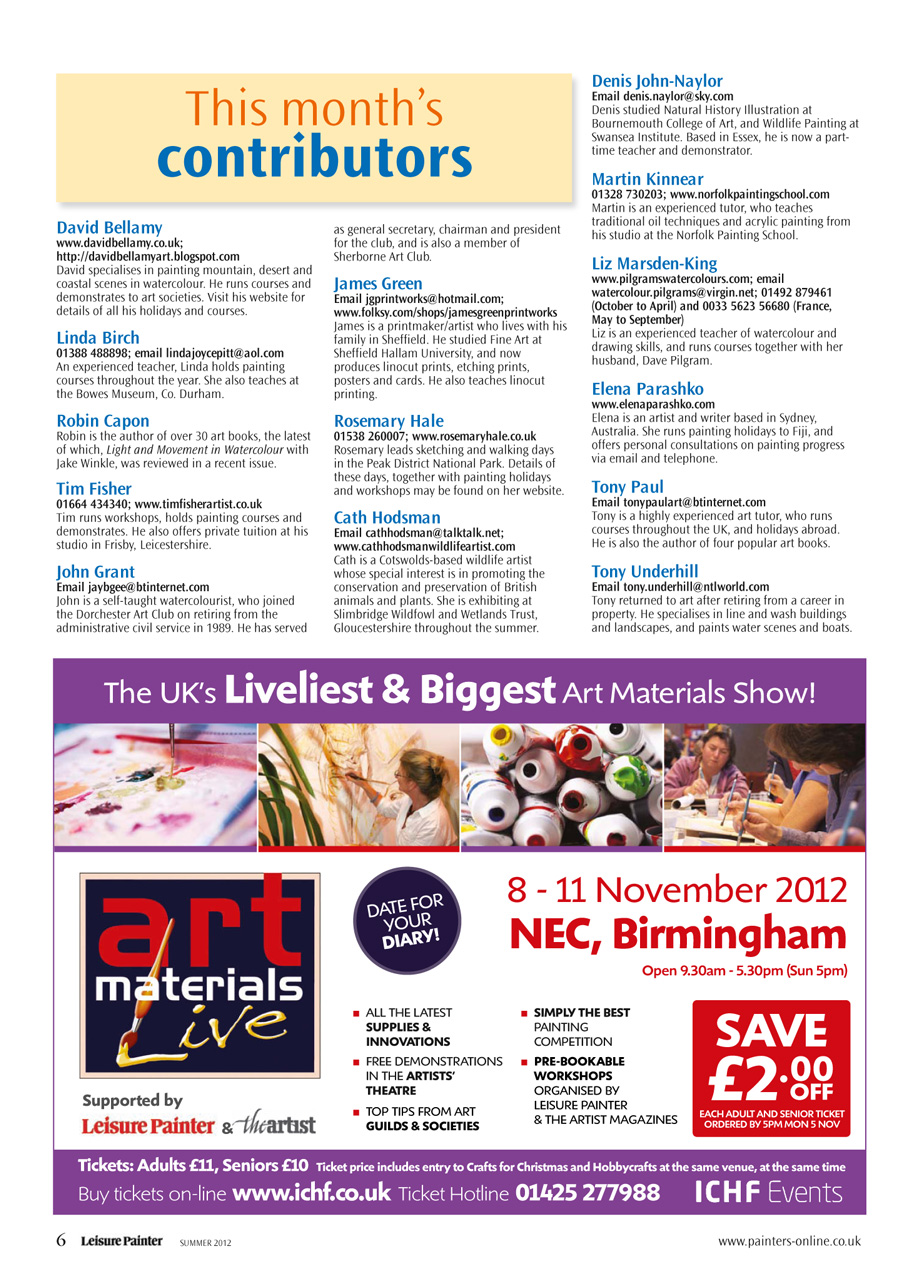 Leisure Painter & The Artist Preview Pages