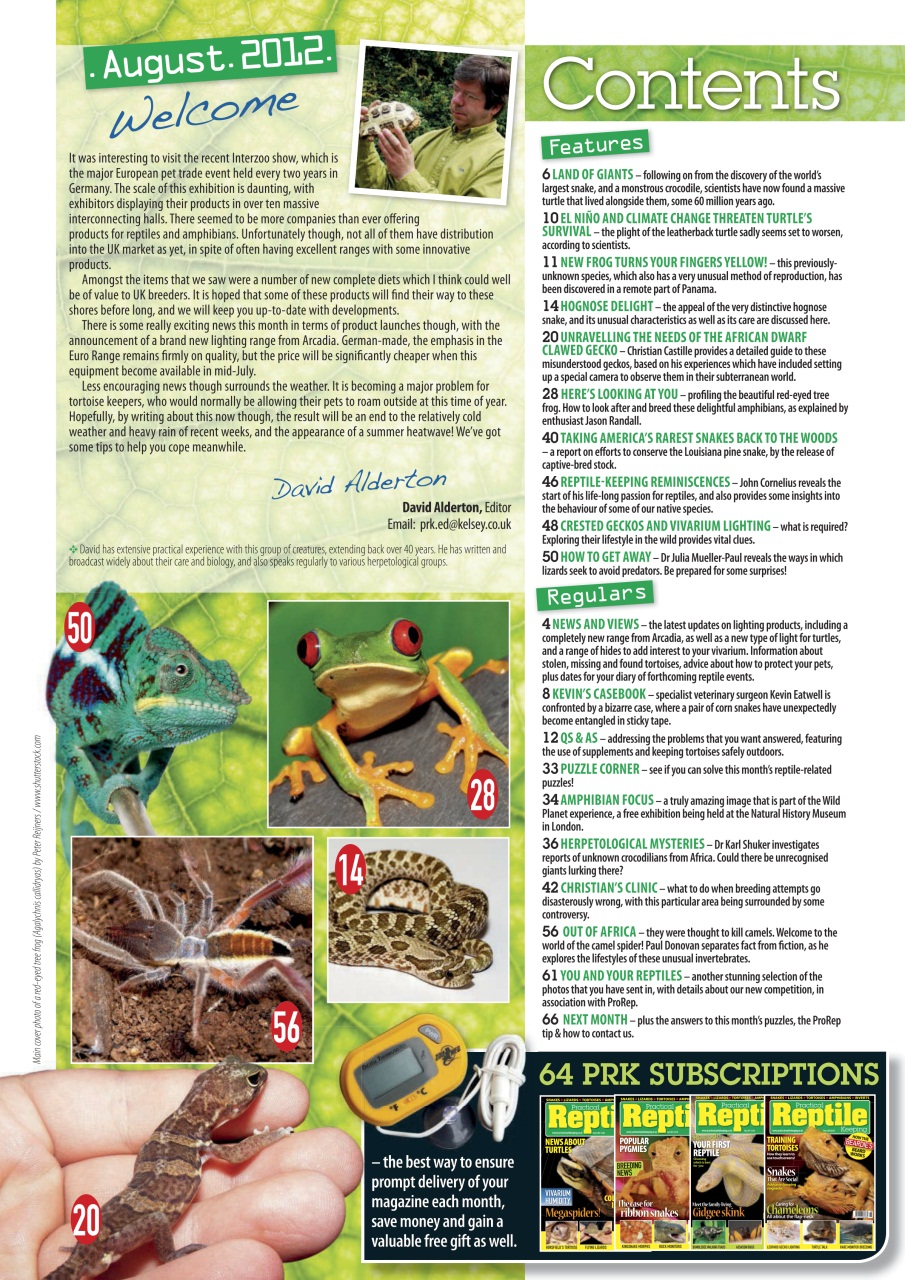 Practical Reptile Keeping Preview Pages