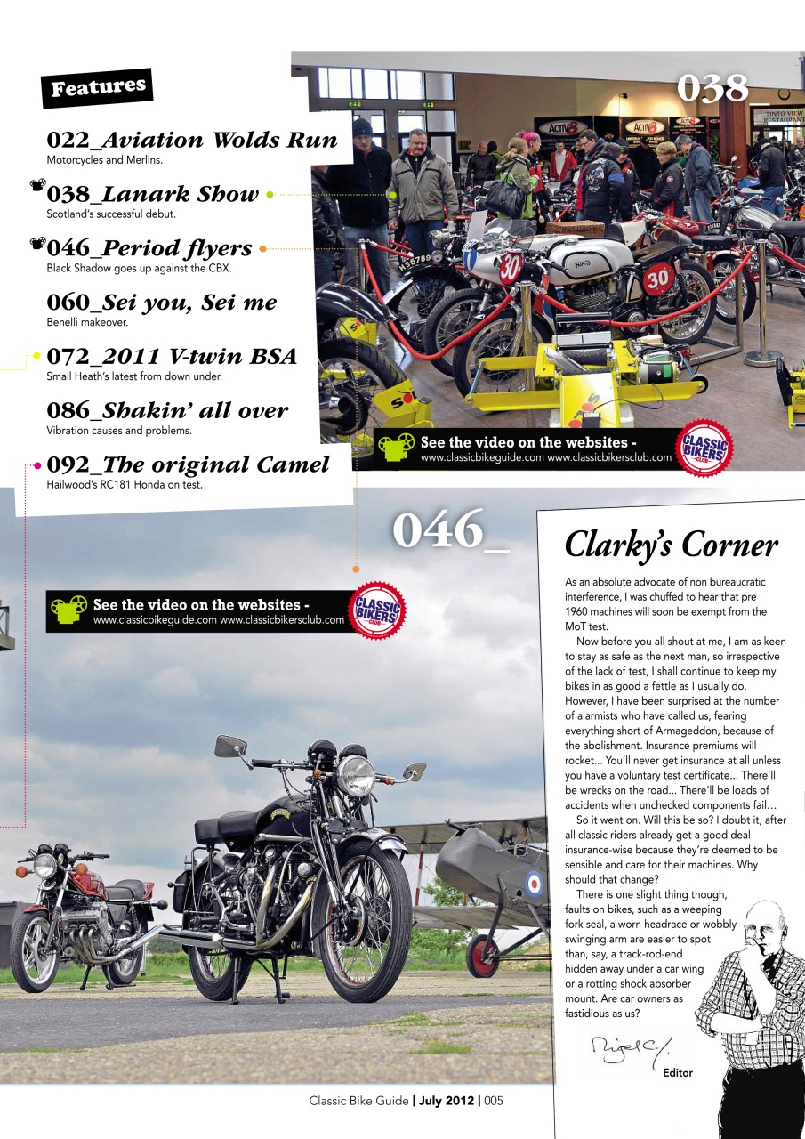 Classic Bike Guide Preview Pages