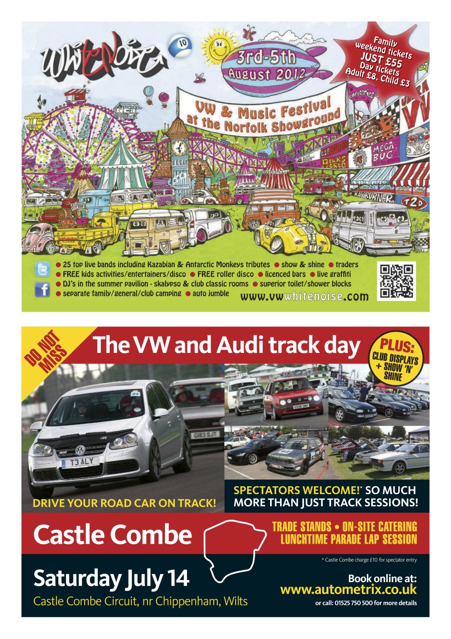 Volkswagen Golf + Preview Pages