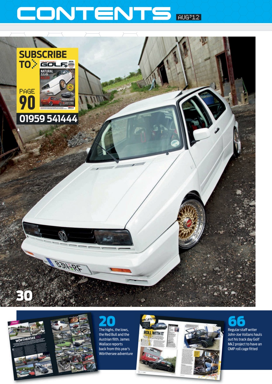 Volkswagen Golf + Preview Pages