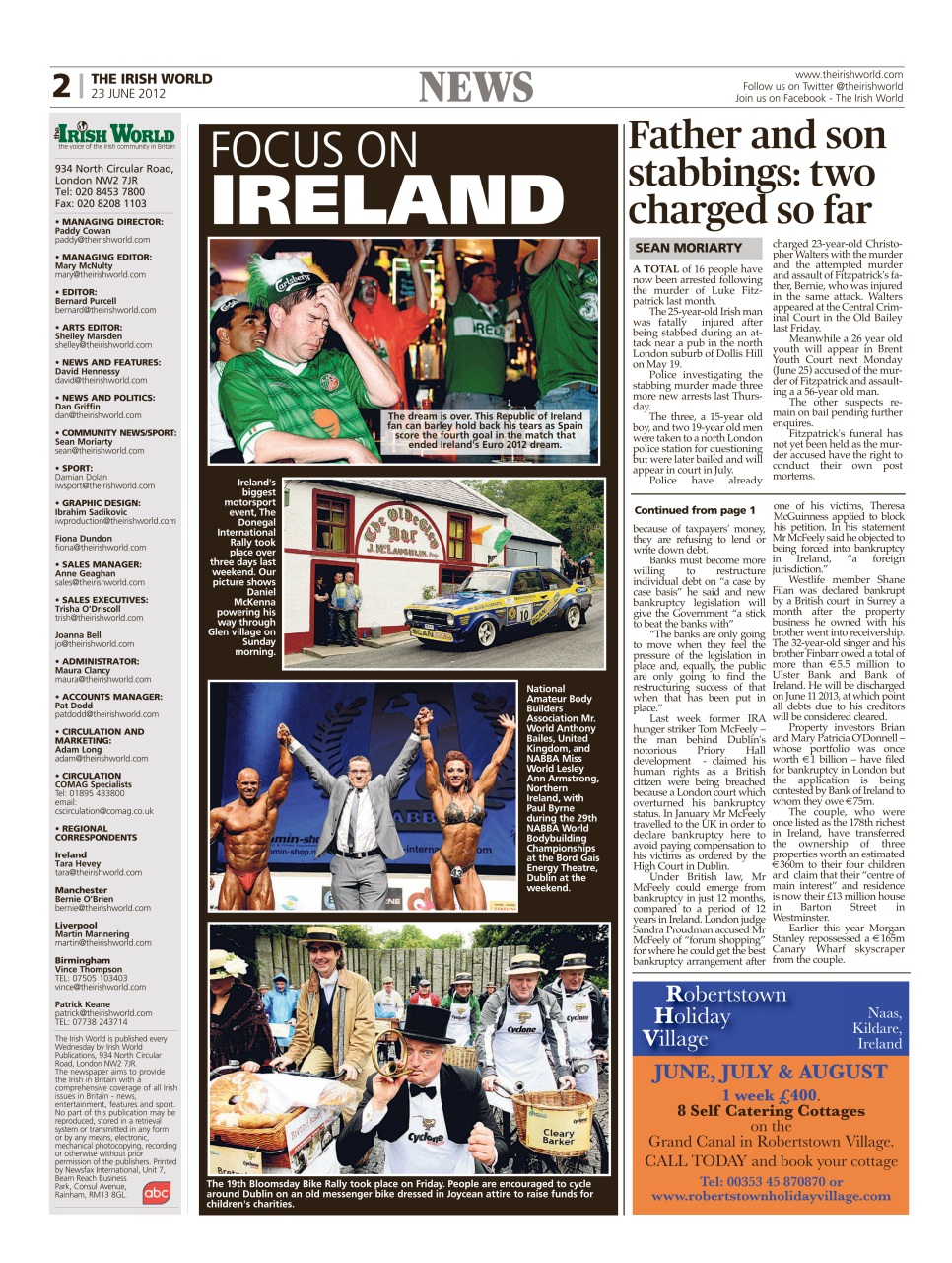 Irish World Preview Pages