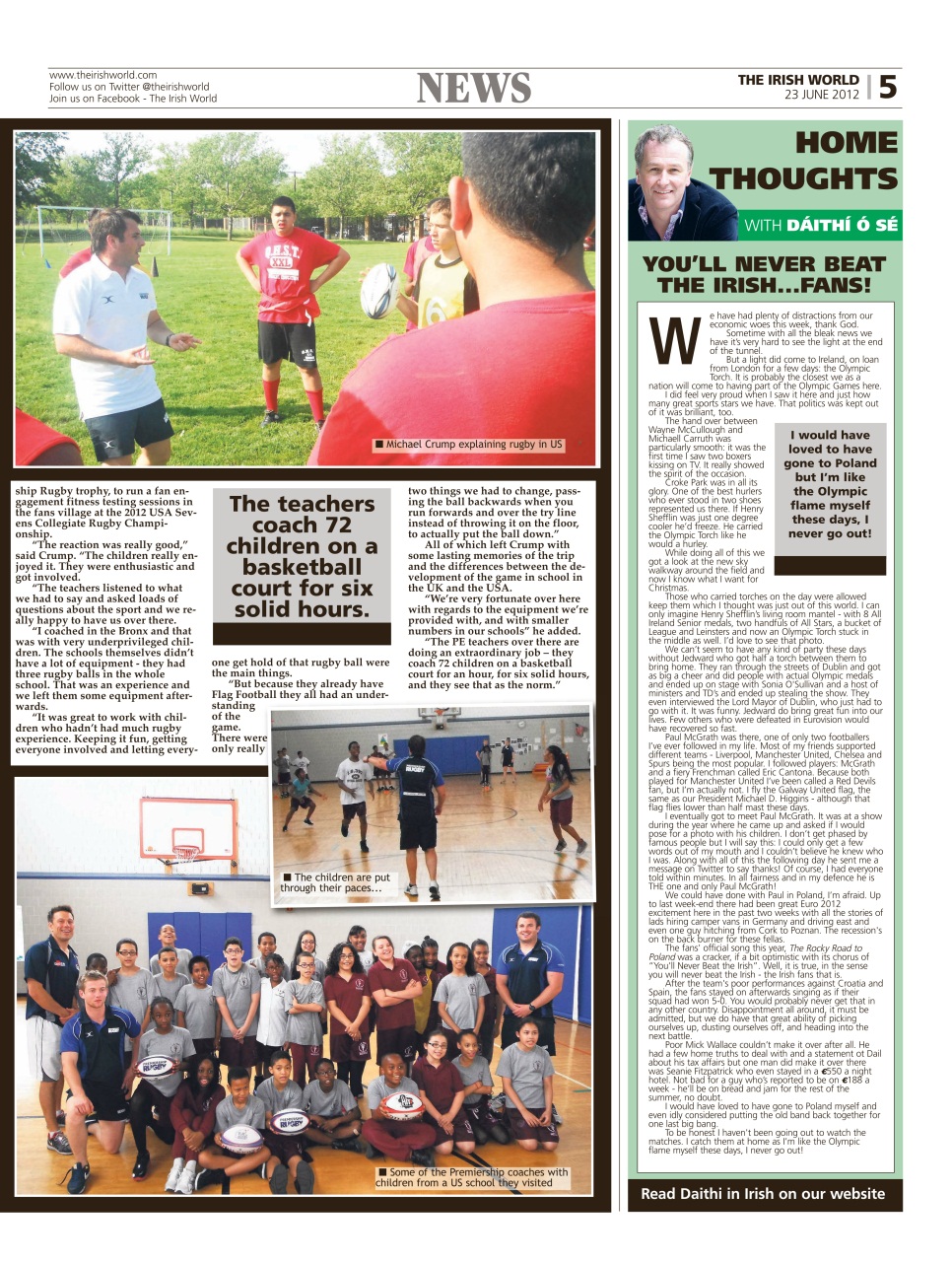 Irish World Preview Pages