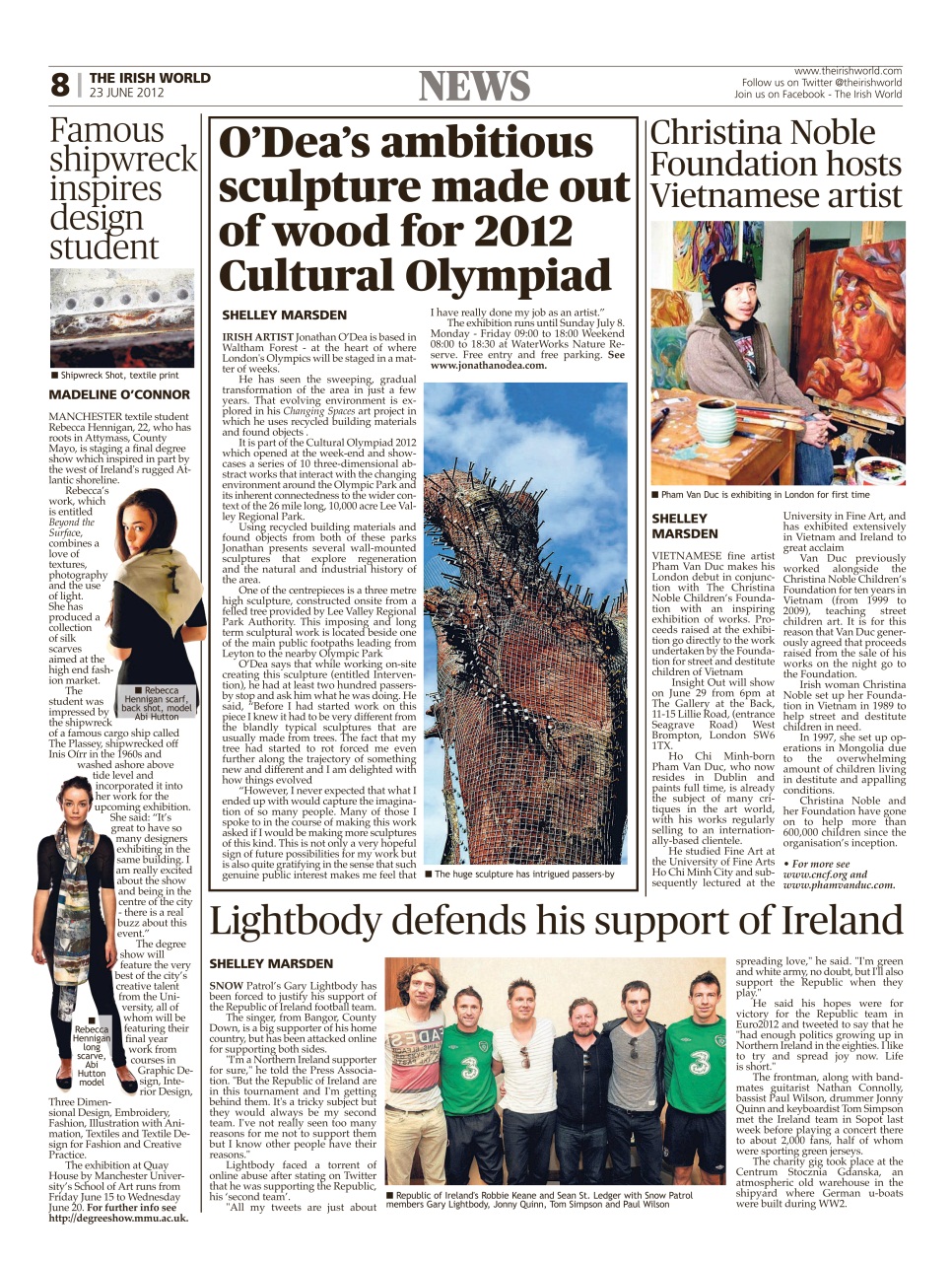 Irish World Preview Pages