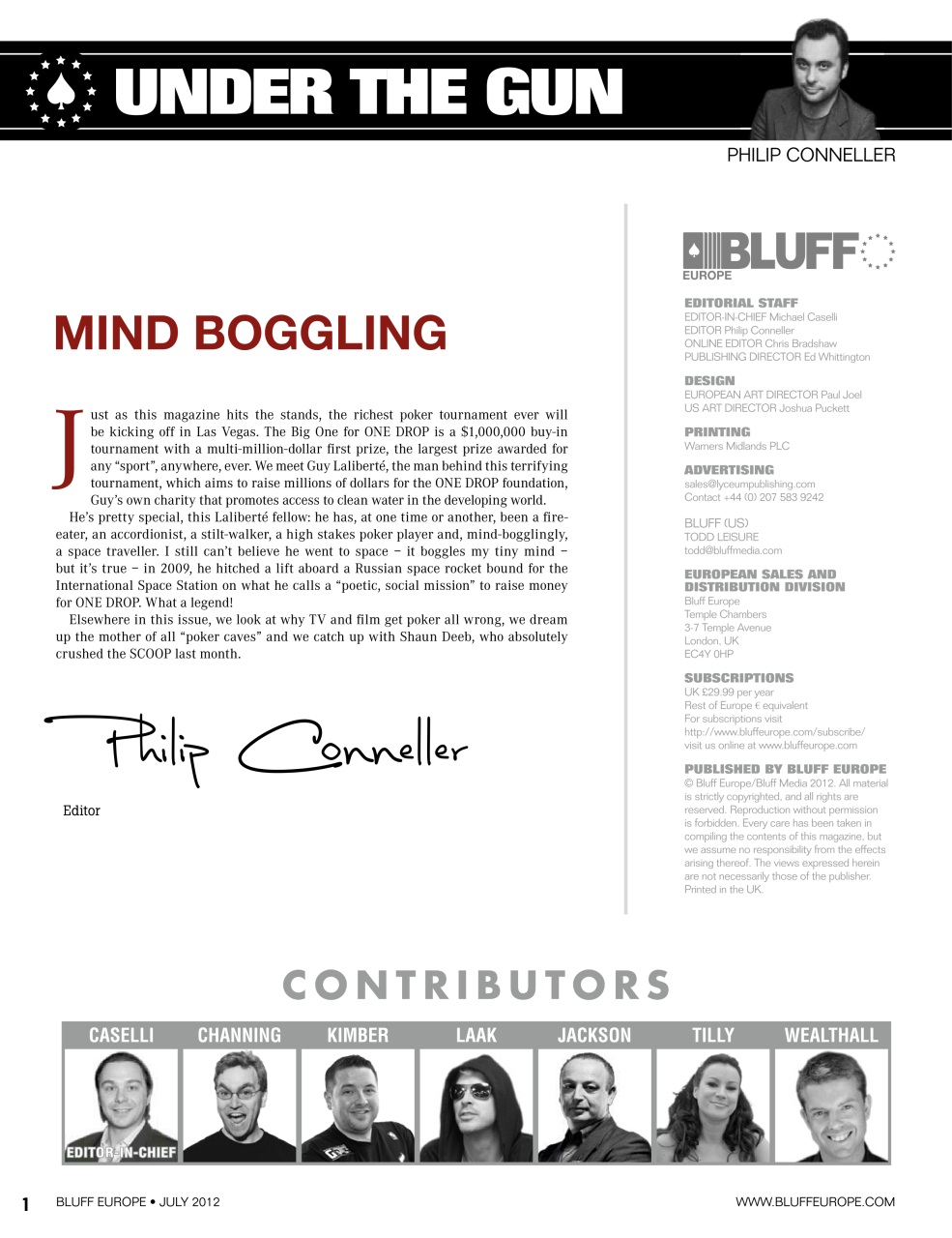 Bluff Europe Preview Pages