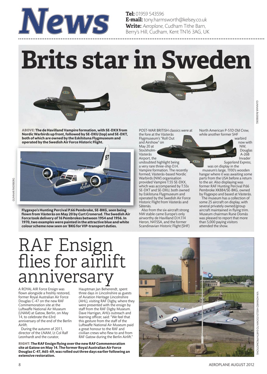 Aeroplane Preview Pages