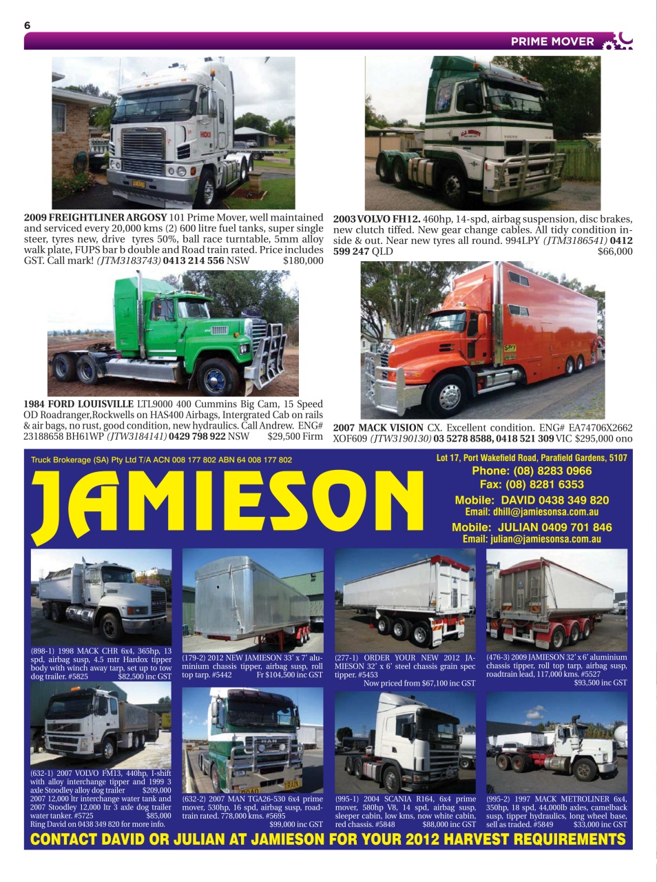 JUST TRUCKS Preview Pages