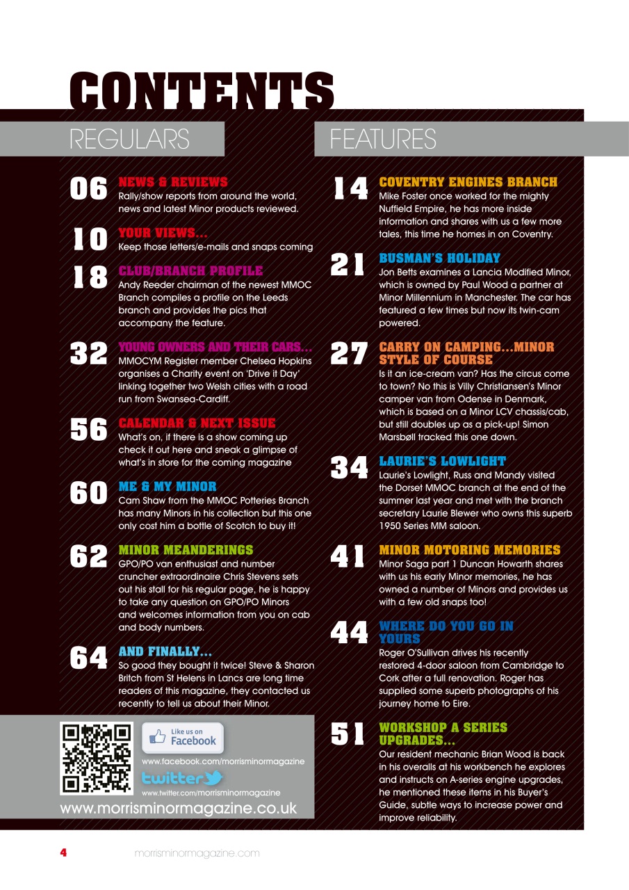 Morris Minor Magazine Preview Pages