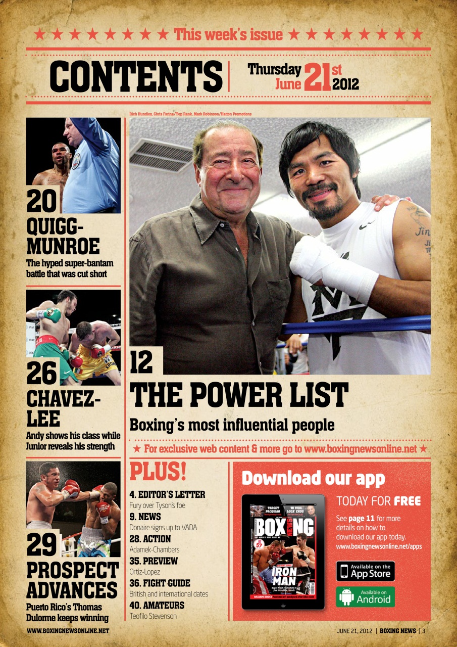 Boxing News Preview Pages
