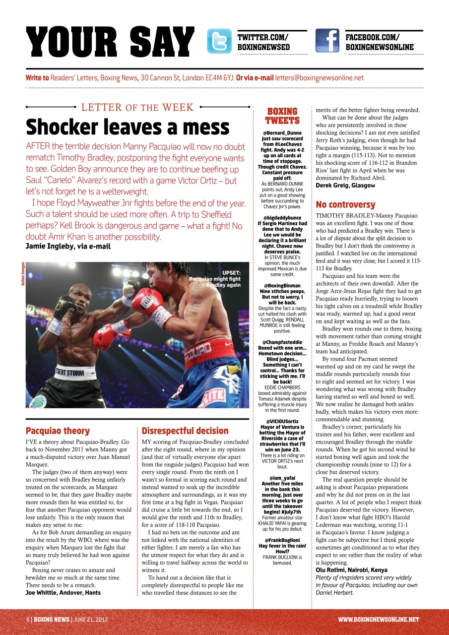 Boxing News Preview Pages