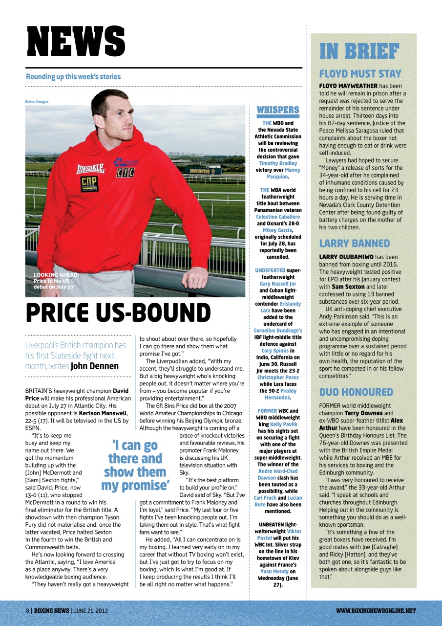 Boxing News Preview Pages