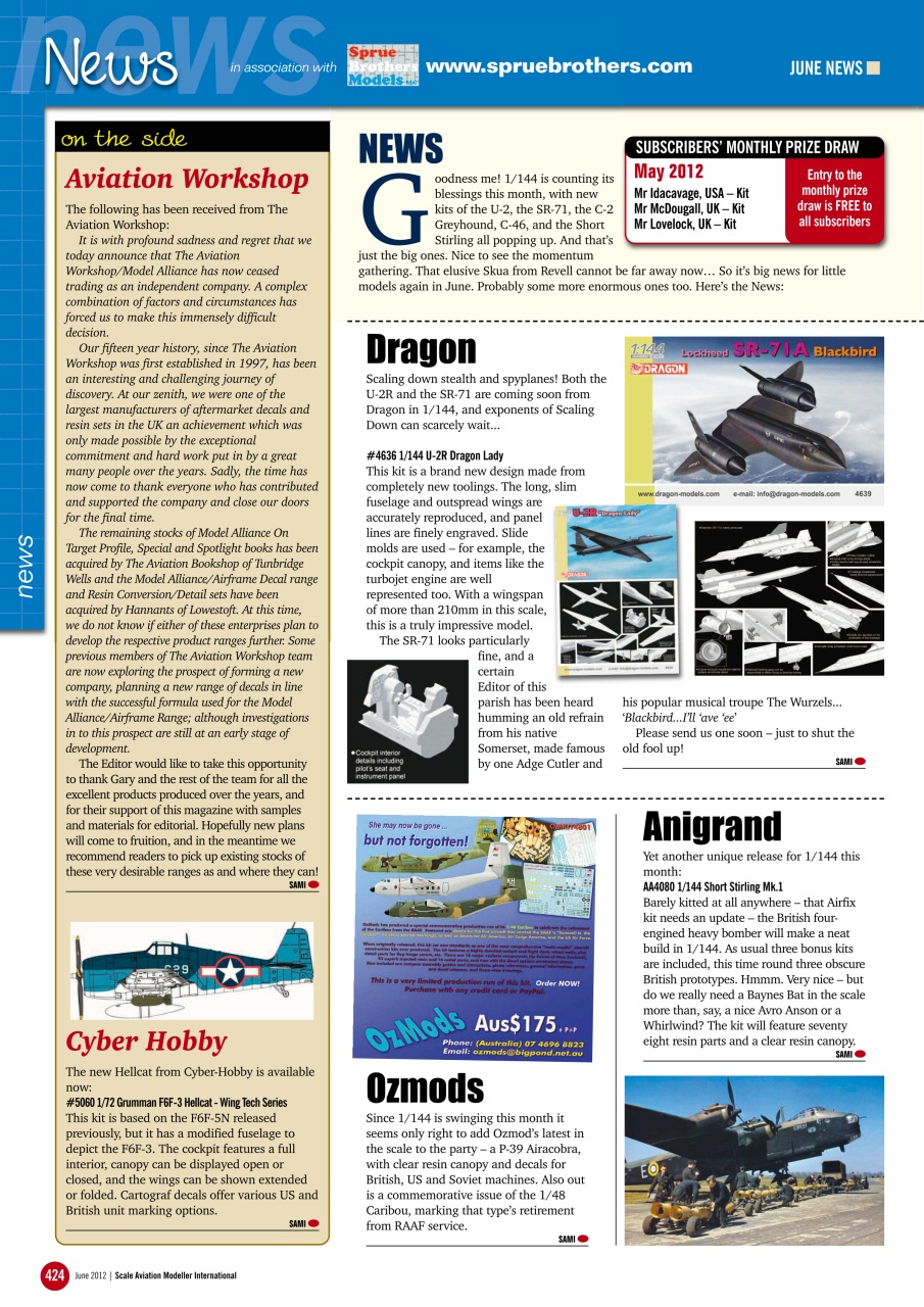 Scale Aviation and Military Modeller International (A) Preview Pages