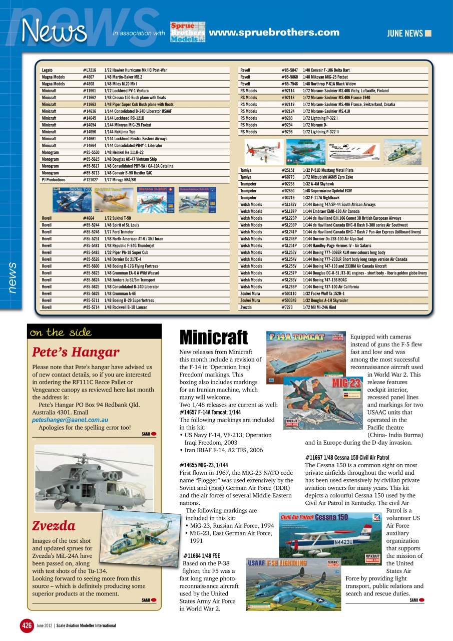 Scale Aviation and Military Modeller International (A) Preview Pages