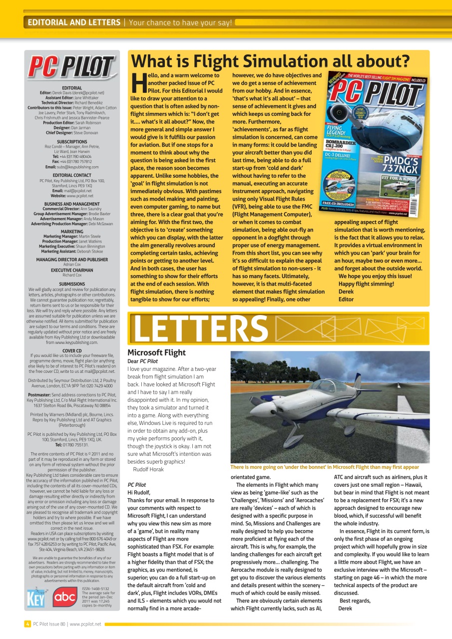 PC Pilot Preview Pages