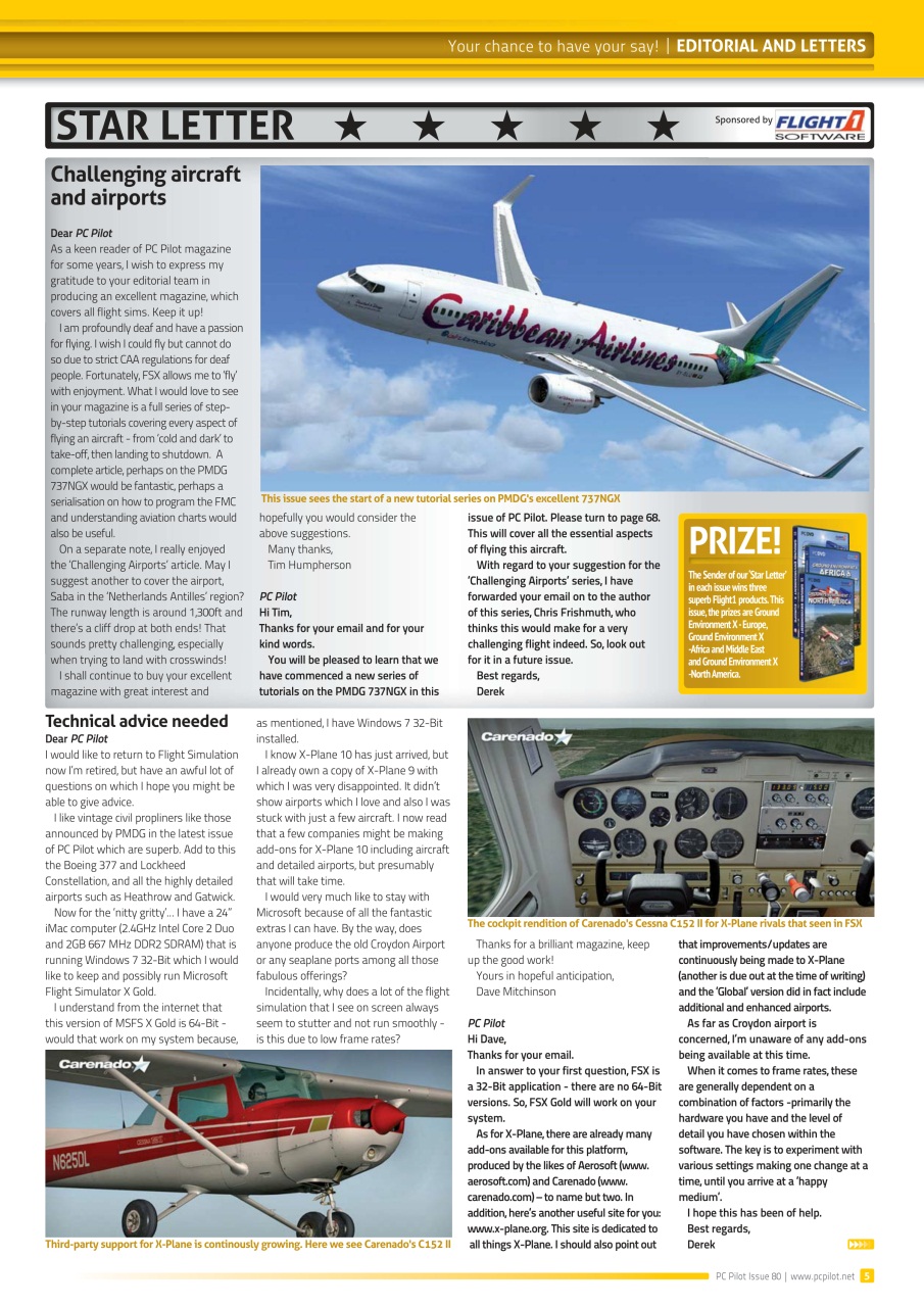 PC Pilot Preview Pages