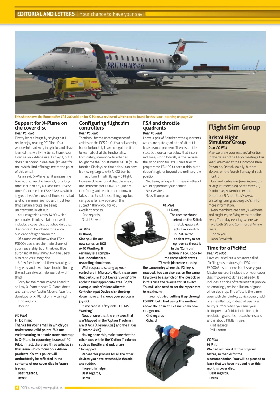 PC Pilot Preview Pages