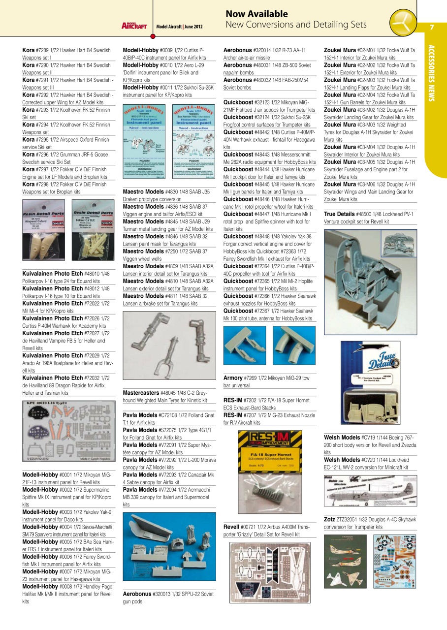 Model Aircraft Preview Pages