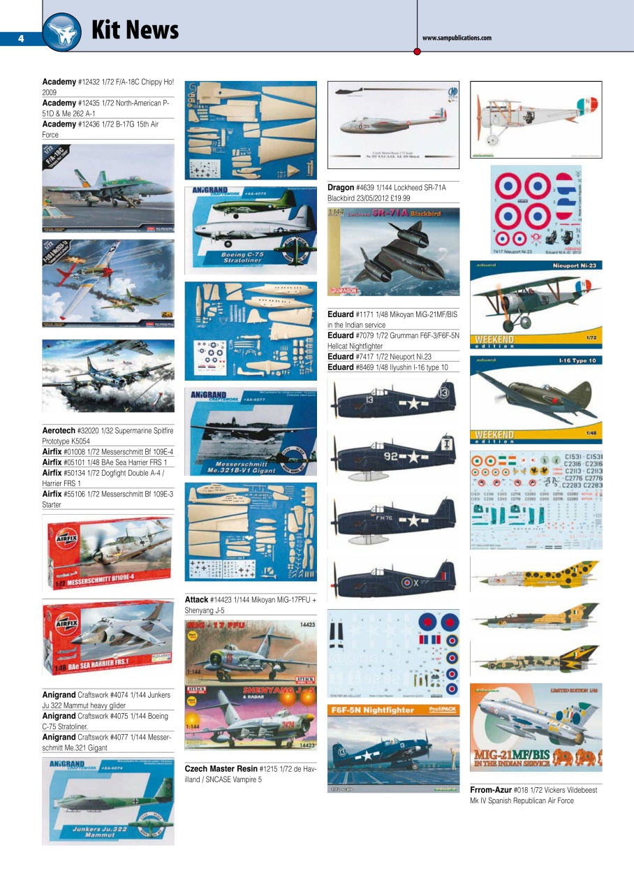 Model Aircraft Preview Pages